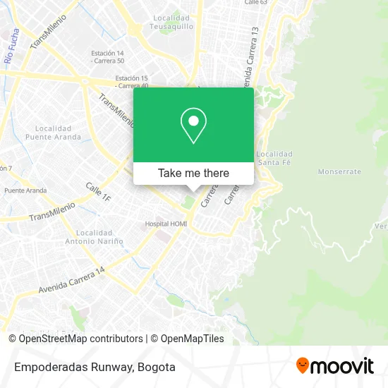 Empoderadas Runway map