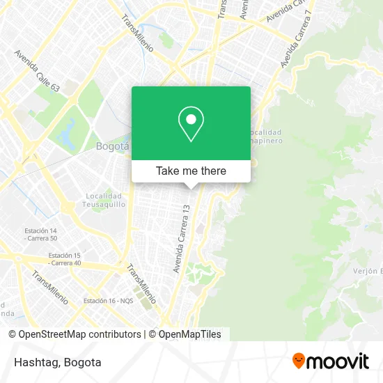 Hashtag map