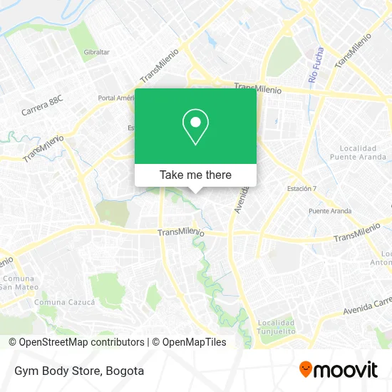 Gym Body Store map