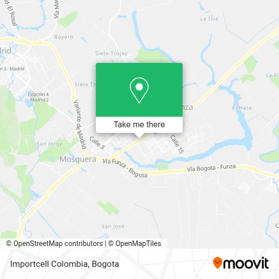 Importcell Colombia map