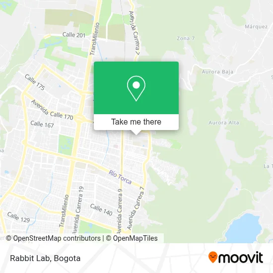 Rabbit Lab map