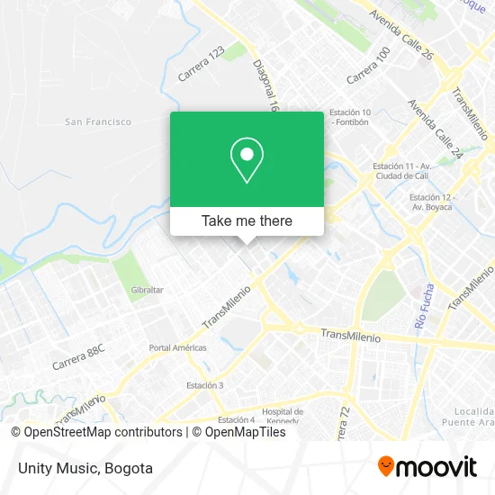 Unity Music map