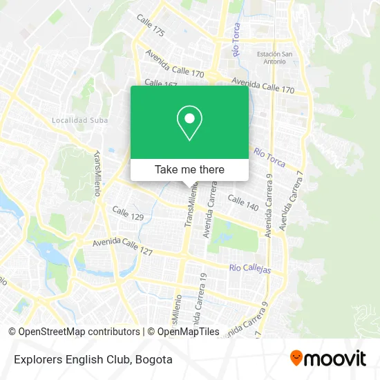 Explorers English Club map