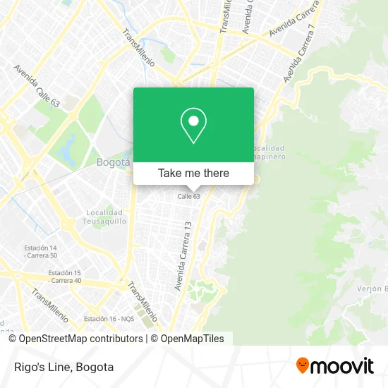 Rigo's Line map