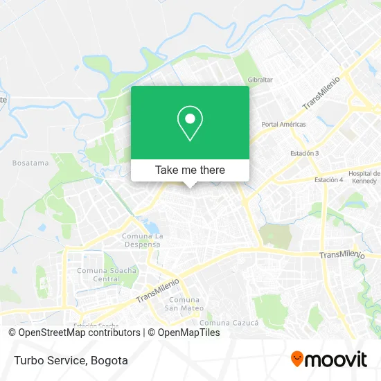Turbo Service map