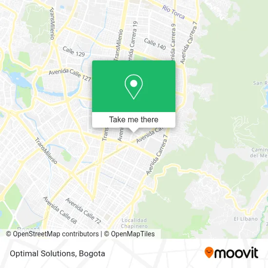 Optimal Solutions map