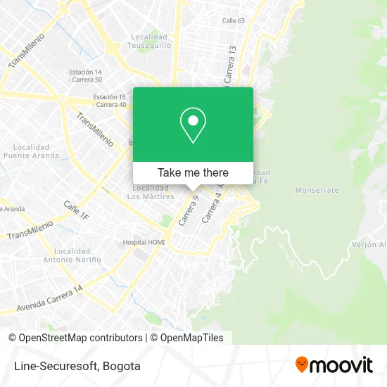 Line-Securesoft map