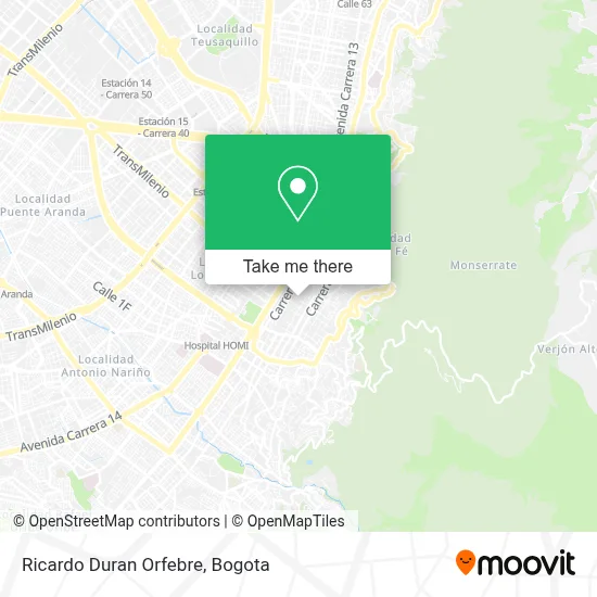 Ricardo Duran Orfebre map