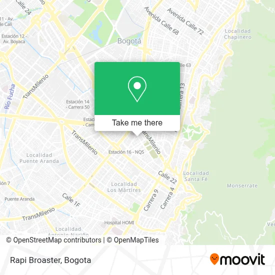 Mapa de Rapi Broaster