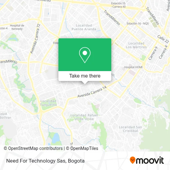 Need For Technology Sas map