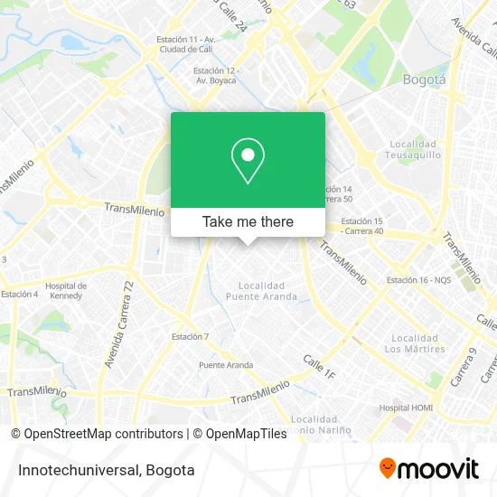 Innotechuniversal map