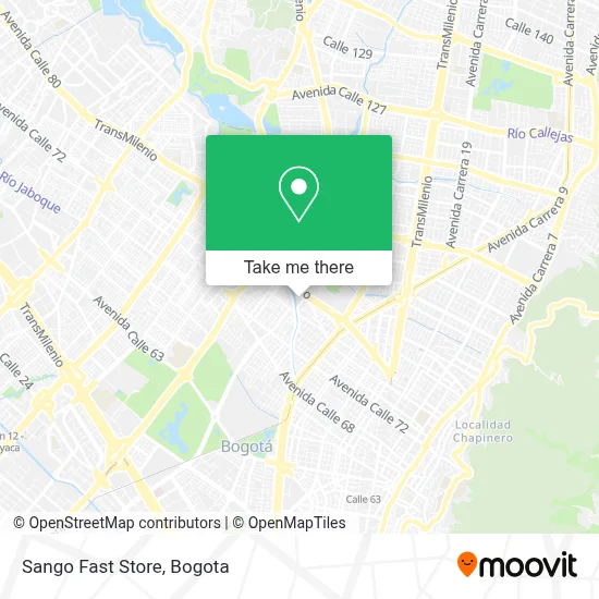 Sango Fast Store map