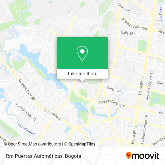 Rm Puertas Automáticas map