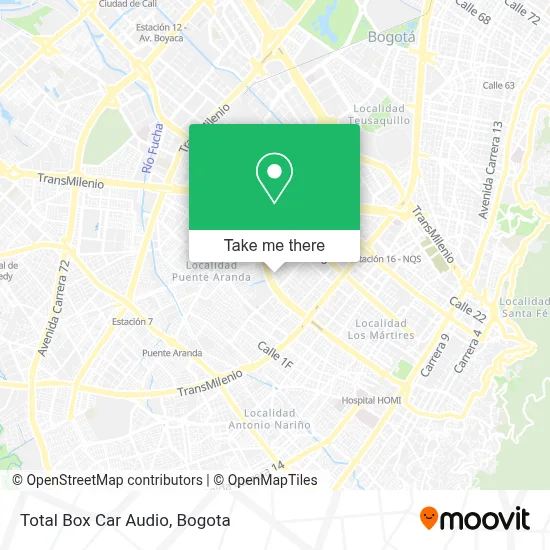 Total Box Car Audio map