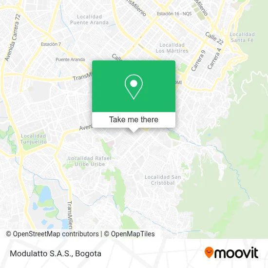 Modulatto S.A.S. map