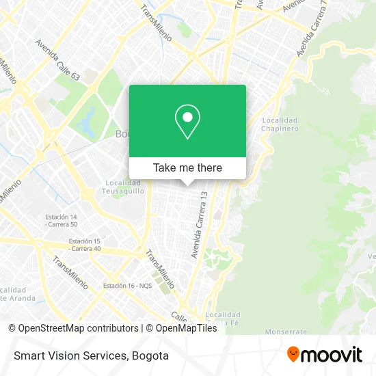 Smart Vision Services map