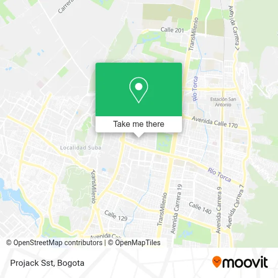 Projack Sst map