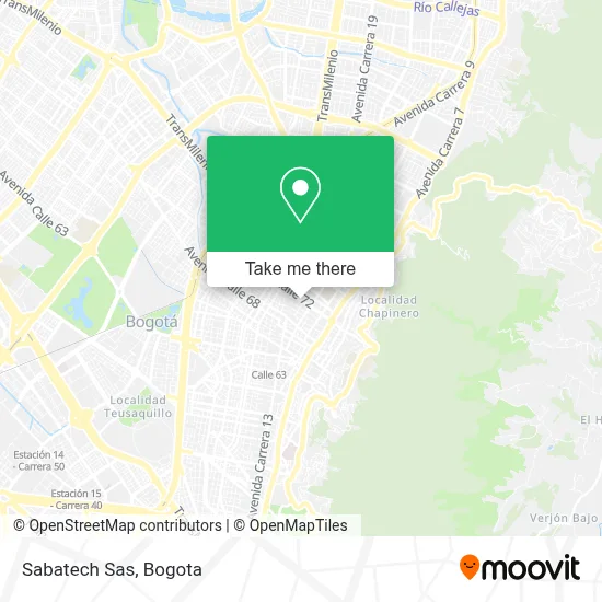 Sabatech Sas map
