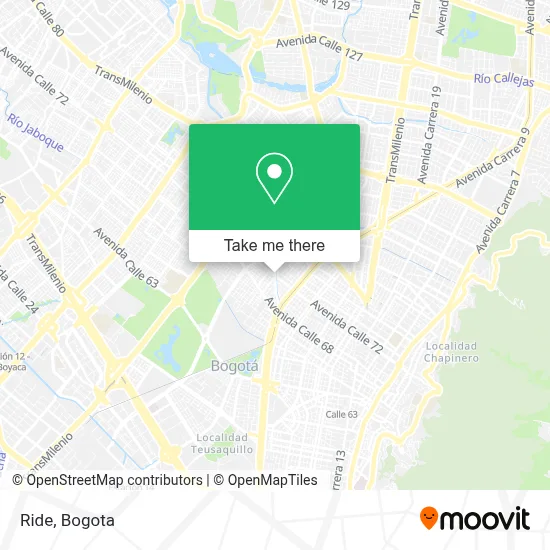 Mapa de Ride