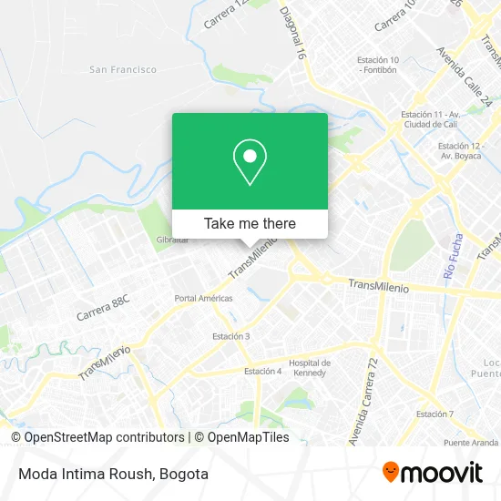 Moda Intima Roush map