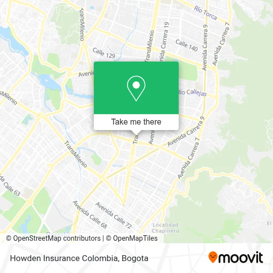 Howden Insurance Colombia map