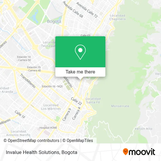 Invalue Health Solutions map