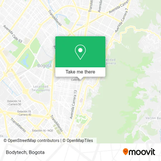Bodytech map