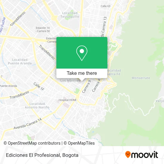 Ediciones El Profesional map