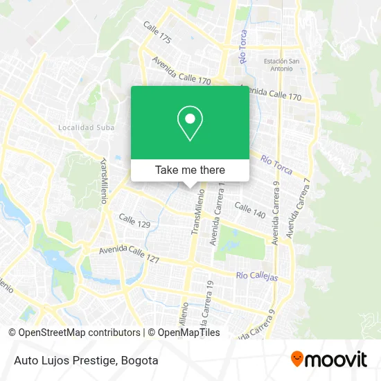 Auto Lujos Prestige map