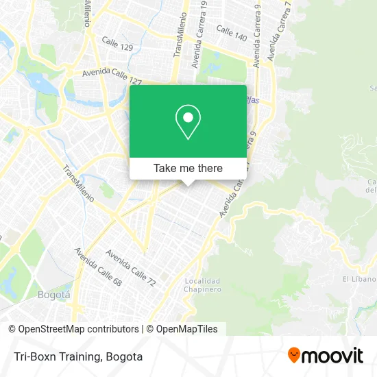 Tri-Boxn Training map