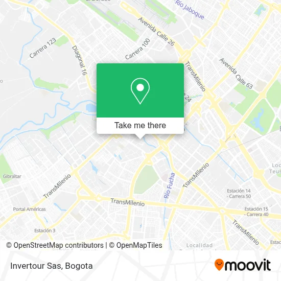 Invertour Sas map