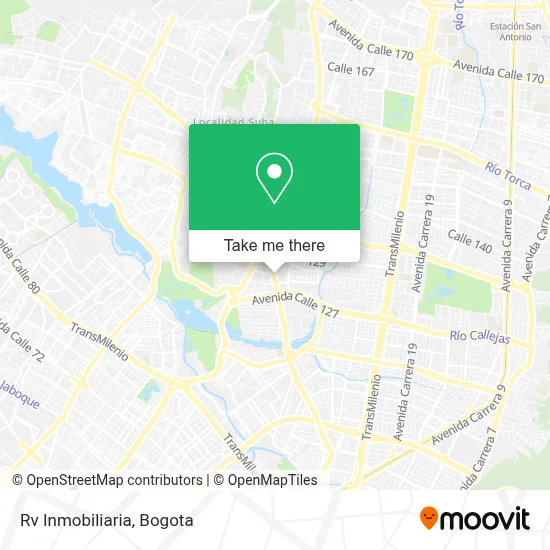Rv Inmobiliaria map