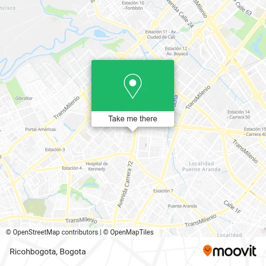 Ricohbogota map
