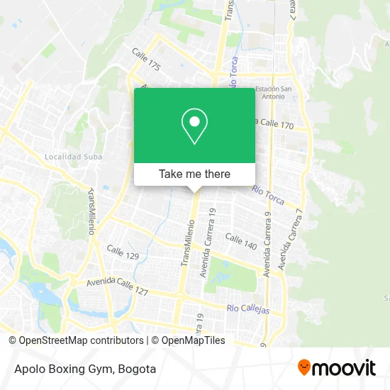 Apolo Boxing Gym map