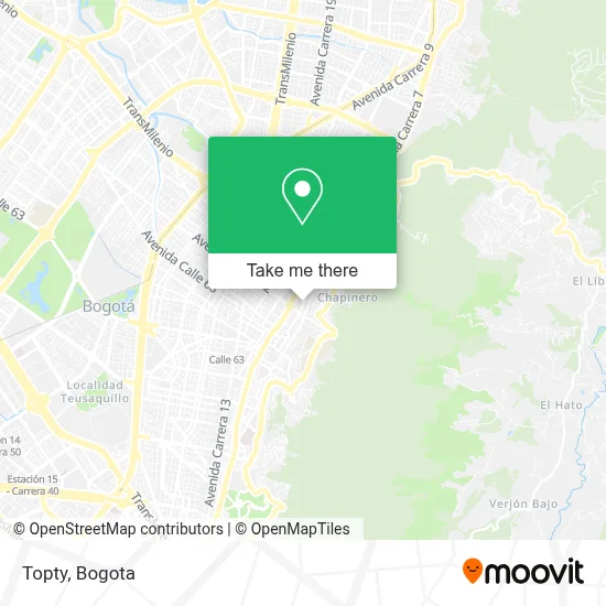 Topty map