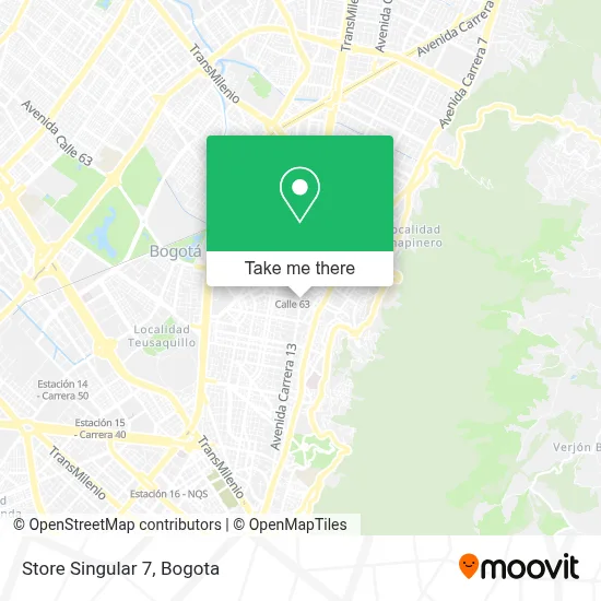 Store Singular 7 map