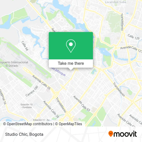 Studio Chic map