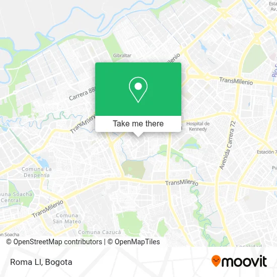 Roma Ll map