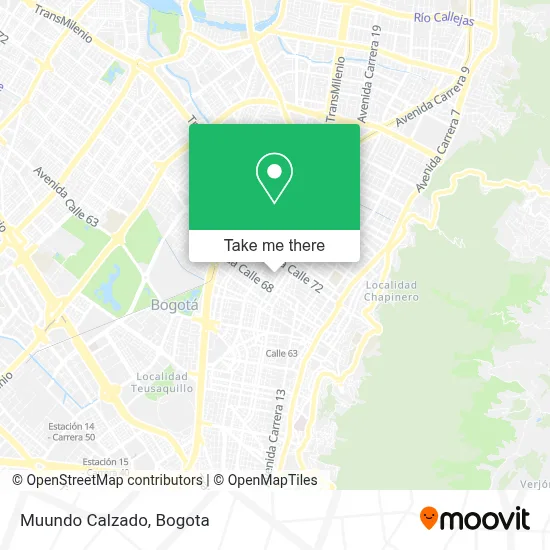 Muundo Calzado map
