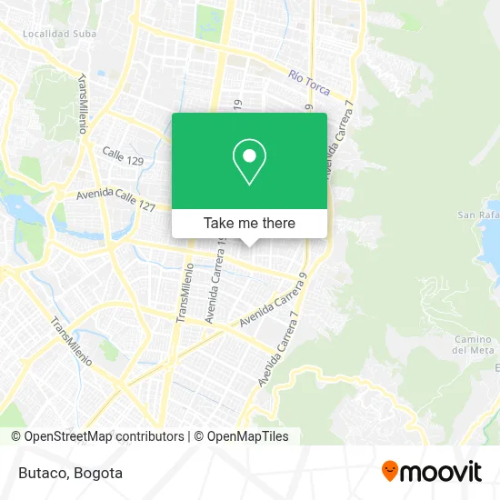 Butaco map