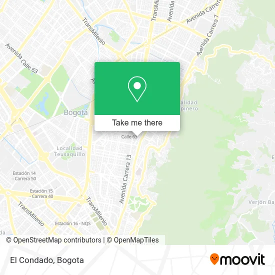 El Condado map