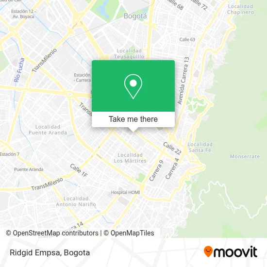 Ridgid Empsa map