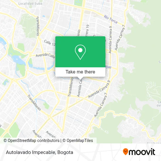 Autolavado Impecable map