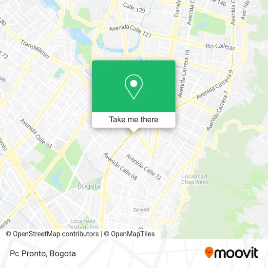 Pc Pronto map