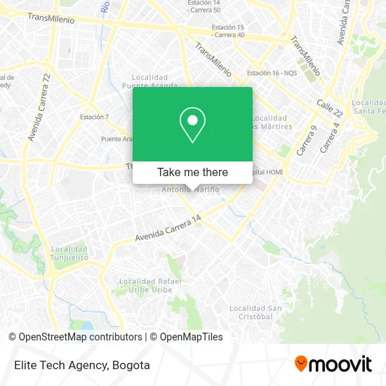 Elite Tech Agency map
