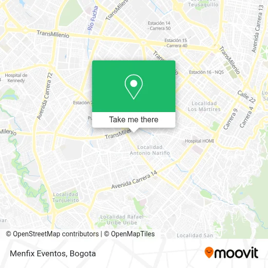 Menfix Eventos map