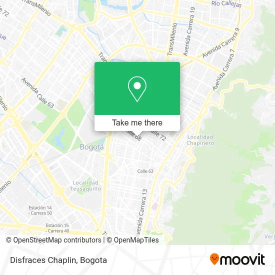 Disfraces Chaplin map