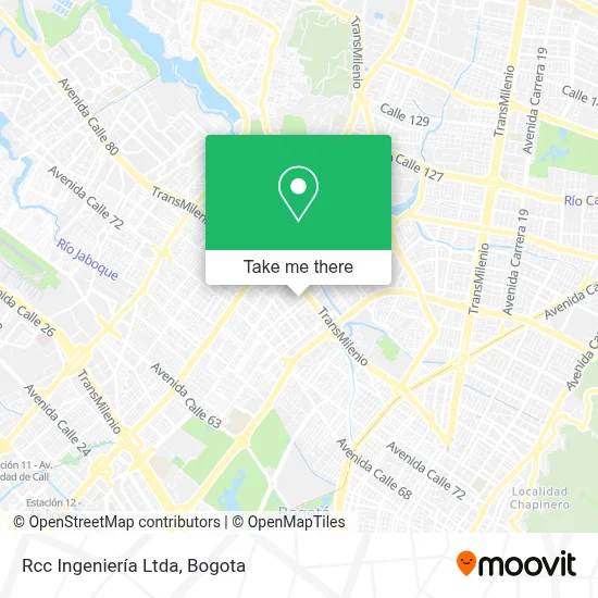 Rcc Ingeniería Ltda map