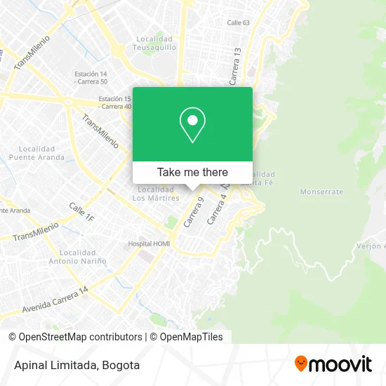 Apinal Limitada map
