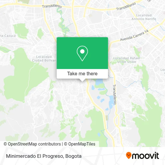 Minimercado El Progreso map